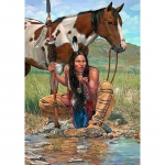 Uus 5D DIY maastik Teemantmaaling H&otilde;im Teemanttikandid Hobune ristpiste t&auml;is&uuml;mmargune puur Kodukaunistamise K&auml;sitsi kingitus Full Round 15x20CM