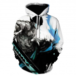 Jaapani Anime Hoodie One Piece Luffy 3D tr&uuml;kitud kapuutsiga Harajuku stiilis jakk Multifilm Kvaliteetne dressipluus teismeliste dressid L