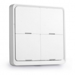Tuya ZigBee Wireless Smarts stseenil&uuml;liti 4 r&uuml;hma stsenaariumi l&uuml;liti 4 teeplaadi stseeni klahvide l&uuml;liti Tuya valge