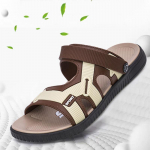 Suvised uued meeste sandaalid Meeste higineelavad mood rannajalatsid Kahe kasutusega vabaaja trendikad kingad Pehme p&otilde;hjaga Kodu kulumiseks 41 sinine