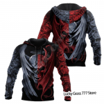 Kevad-s&uuml;gis Meeste Pusad Pusa 3D Prindiga Reaper Skull Ingel Ja Deemon Mees Riietus Mood vabaaja Pullover Kampsun Meeste XL