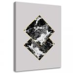 Feeby l&otilde;uenditr&uuml;kk, ruutude kompositsioon 40x60 hall v&auml;rv