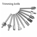 HSS-titaani freesimine Rotary frees Rotary viilil&otilde;ikur Puidunikerdamine Nikerdatud nuga L&otilde;ikeriistad Tarvikud 3mm Vars Mini HSS Router Otsad 10pc Rotary file