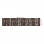 3D-kivist tellismustriga koorimis- ja pulgatapeet Kivist telliskivitapeet veekindel isekleepuv Backsplash kergesti eemaldatav seinakate 40*300cm