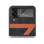 Moodne kokkupandav luksuslik nahk&uuml;mbris Samsung Galaxy Z Flip4 5g Flip 4 Zflip4 kukkumiskaitse kate jaoks Samsung Flip4 jaoks for Samsung Z Flip 4 must