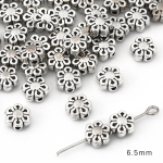 Mitmes stiilis kattega h&otilde;bedasulamist tarvikud ehete komponentide valmistamiseks DIY kaelakee k&auml;ev&otilde;ru k&otilde;rvar&otilde;ngas 6.5mm 30pcs h&otilde;be