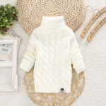 Poiste, T&uuml;drukute Turtleneck Solid Baby Laste Kampsunid Pehme Soe Pullover Kampsun 90cm