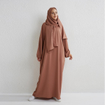Moslem Abaya palvekleit &uuml;hes t&uuml;kis kapuutsiga smokkimisvarrukatega islamir&otilde;ivad naiste Jilbab Dubai Saudi must r&uuml;&uuml; T&uuml;rgi tagasihoidlikkus S khaki