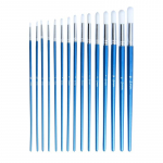 JOWOART 15-osaline valge nailonist juuste akvarellv&auml;rvipintsel Kasepuust pikk vardav&auml;rv Kunst Maaling &uuml;mmargune gua&scaron;&scaron;pintsel Artist Tool