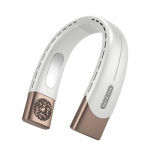 Kaelaventilaator kaasaskantav kliimaseade vaikne minijahutusventilaator USB-laetav labadeta kaelaventilaator valge