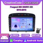 2 Din Androidi autoraadio multimeediumivideopleier Peugeot 308 308SW 408 2010-2016 jaoks koos nupunupuga Carplay WiFi 2+32GB 2+32GB
