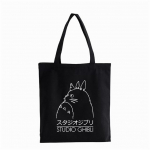 Stuudio Ghibli ostukott Totoro Miyazaki Hayao Spirit Away K&auml;ekotid &Otilde;lakott Casual Girls Canvas Kott kandekotid Bolsas 34*42cm