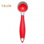 Puuviljakaevaja lusikas, libisemiskindel lusikas, ergonoomiline k&auml;epide Suurep&auml;rased j&auml;&auml;tisepallide lihapallide lusikas k&ouml;&ouml;gitarbed punane