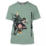 Anime SPY&times;FAMILY 3D Prinditud T-s&auml;rgid T&auml;navar&otilde;ivad Mehed Naiste Mood O-kaelusega Suur T-s&auml;rk Harajuku Laste T-s&auml;rgid Topid Riided XXL