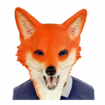 Armas rebasmask Naljakas lateksist loomakost&uuml;&uuml;m Teatri rekvisiidid Maskeraaditarvikud J&otilde;ulupeo peakate