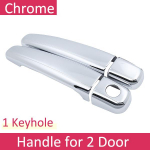 for Citroen C2 2003~2009 Chrome Exterior Door Handle Cover Car Accessories Stickers Trim Set of 2Door 2004 2005 2006 2007 for 2 Door