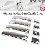 Nissan Qashqai Dualis J10 2007 2008 2009 - 2013 kroomitud eesmise tagumise udutule katteraami automaatse trimmi auto stiilile Door handle gray