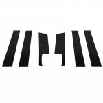 Autoakna kesksamba kaunistuse kleebis, mis sobib Jeep Compassi 2008&ndash;2016 v&auml;lise kaunistuse tarvikutele must