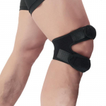 1 tk reguleeritavad p&otilde;lvekaitsmed, elastsed hingavad p&otilde;lvekaitsmed, mehed, naised, fitness, jooksmine, p&otilde;lvetugi p&otilde;lvekedra tugi must