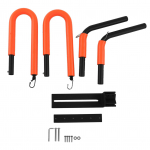 Surfilauarattahoidik, alumiiniumsulamist reguleeritava nurgaga libisemisvastane mootorratta surfilauajalgrattatarvikud oranž