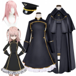 Anime My Dress-Up Darling Cosplay Inui Sajuna M&uuml;ts Parukas T&auml;iskomplekt Must Kleit Mantel Naiste &Uuml;likonn Halloween Karnevali Kost&uuml;&uuml;mid L-(Costume+Wig)
