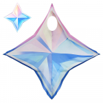 M&auml;ng Primogems Cosplay kost&uuml;&uuml;m Pentagrami hiiglaslik Primogem Outfits ripats Halloweeni Cosplay Anime jaoks L(176-190CM)