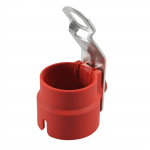 Red Trailer Plug Holder 7 pin /13 pin Trailer Connector Trailer Parts Mounting On Trailer Drawbar Parking Cover punane