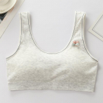 T&uuml;drukutele Puuvillased rinnahoidjad Armsad laste rinnahoidjad Lisa Sponge Pad Teismeliste t&uuml;drukute Treeningrinnahoidjad Hingavad lapsed Sport