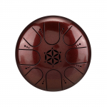 5-tolline teraskeeletrumm 8 noodiga k&auml;sitrummel trumliga Mallet Finger Picks l&ouml;&ouml;kpillid pruun