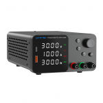 WANPTEKi muutuv alalisvoolu toiteallikas 160 V 2A pingi toiteallikas 4-kohalise reguleeritava LED-ekraaniga UK Plug 30V 5A must
