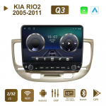 10-tolline mudelile KIA RIO 2 2005-2011 koos nupunupuga autoraadio Multimeedia Carplay 2D stereoheli Android Video 2+32GB