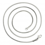 Titaanist terasest madu luust ketiga kaelakee naiste meeste kaelakee, mustad topid Moeaksessuaarid 50cm