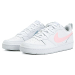 Nike Court Borough Low 2 GS Arctic Punch Laste tossud Valge Hele-Armory-Sinine Puht-Plaatina DD3023-100 38.5 white