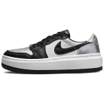 Air Jordan 1 Elevate Low SE Silver Toe Naiste tossud Metallik-h&otilde;be Must Valge DQ8561-001 38 gray