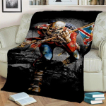 HD I-Iron Maiden Heavy Metal Band 3D tekk, pehme tekk koju Magamistoa voodi diivan Pikniku reisikontori kattetekk lapsele 150x200cm 60x80inch