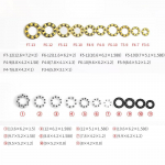 100 tk F4-7 F5-12 minitasapinnaline aksiaalne kuullaager keraamiline kuullaager terasest kuullaager vasklaagriga kokkuklapitavad noatarvikud F4-8(7.8X4.2X1.3)