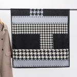 S&uuml;gispuuvillane ja linane reisisiidist sall Naiste korea versioon The Thousand Birds Grid Elegant Fashion Mitmek&uuml;lgne p&auml;ikesekaitsekreem tuulekindel sall 180*90cm