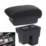 Honda Jazz k&auml;etoe jaoks Honda Fit Jazz 3 auto k&auml;etoe kasti jaoks 2014-2020 hoiustamisautode kujundamise tarvikud must