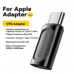 Essageri valgustus C-t&uuml;&uuml;pi OTG-adapter USB-t&uuml;&uuml;pi C-valgustuseks PD 20W kiirlaadimine iPhone 15 14 13 12 Pro Max ios-muundurile Lighting to Type-c must
