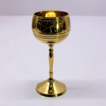 Messingist Chalice Goblet Shot Klaasid Veini Kupee Klaasid 11,43 cm
