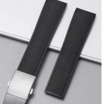 21MM Kummist Silikoonist Kellarihm Veekindel Kellarihm Longines rihmale Conquest HydroConquest L3 Mustad Aksessuaarid black 21mm with logo