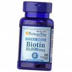 Biotiin, Biotin 10000, Puritan's Pride 30 geelkapslit (36367061) 100softgels