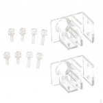 2x akr&uuml;&uuml;list akvaariumi klambrihoidja kronsteini toru roostevabast terasest voolik 12mm 16mm