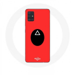 Samsung Galaxy A51 &uuml;mbris Squid Game maski s&otilde;dur Triangle