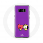 Coque pour Samsung Galaxy S8 BTS Bangtan Sonyeondan BT21 Tata V Chimmy Jimin