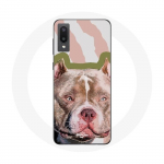 &Uuml;mbris Samsung Galaxy A02 Brown Pitbull Dogile