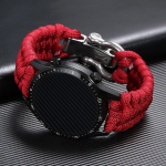 Uus t&auml;iustatud 22 mm/20 mm reguleeritava pandlaga k&ouml;iega kellarihm nailonist rihm 22mm