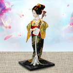 Jaapani Kimono Gei&scaron;a Nukk Kogumisobjektid Figuur Kujuke Kingitus Skulptuur Aasia Kuju Kabuki