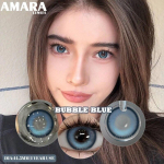 AMARA v&auml;rvilised kontaktl&auml;&auml;tsed silmadele Siniste silmade v&auml;rvilised rohelised l&auml;&auml;tsed Korea mood hallid l&auml;&auml;tsed kaunid pupillid aastas 2 tk/paar BUBBLE-BLUE
