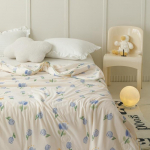 A klassi kootud puuvillasest sojakiust multifilmi stiilis t&uuml;druks&uuml;damega suvine lahe tekk masinas pestav 1.0m*1.5m